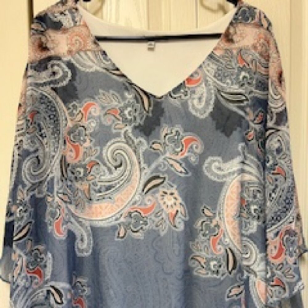 Women's plus size summer blouse